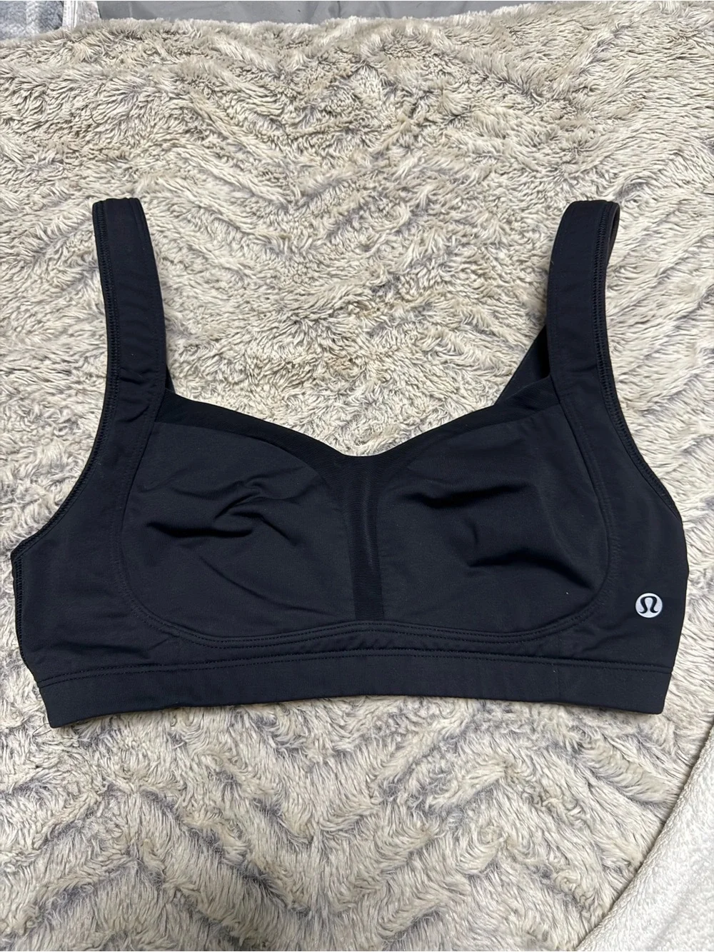 lululemon athletica Black Ta Ta Tamer  Sports Bra
